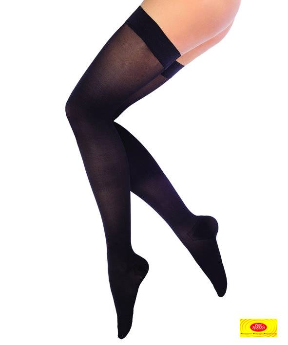 Pończochy przeciwżylakowe 1 klasa Pani Teresa - długie, czubek zamknięty