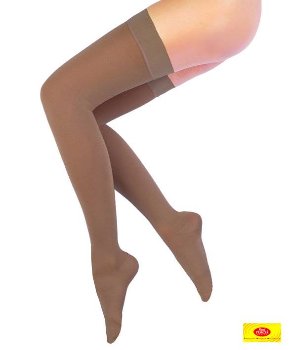 Pończochy przeciwżylakowe 2 klasa Pani Teresa - długie, czubek zamknięty