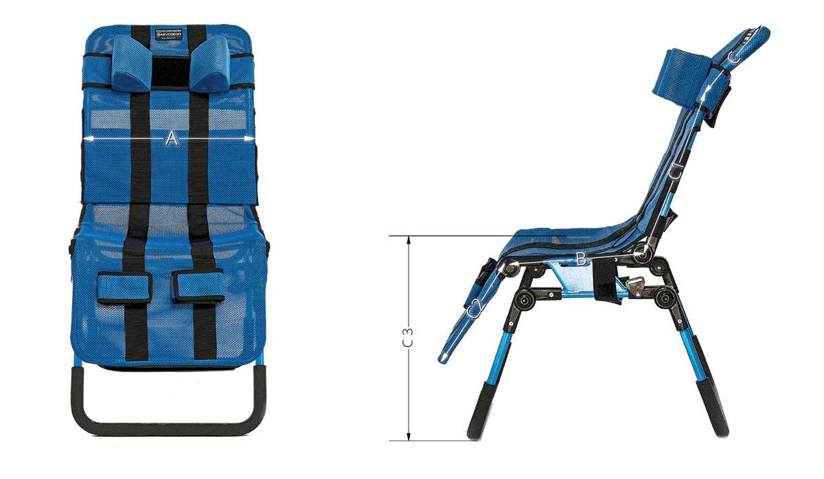 Krzesełko kąpielowe dla dzieci Akvosego