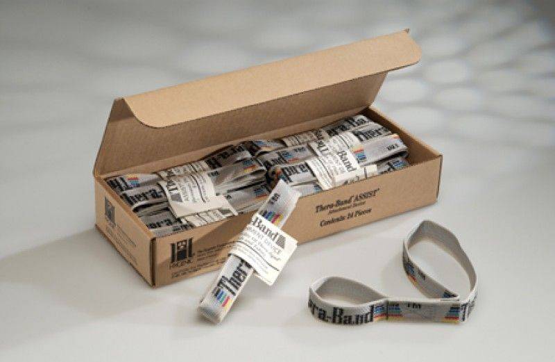 Uchwyty paskowe do taśm i tubingów Thera-Band 10 szt.