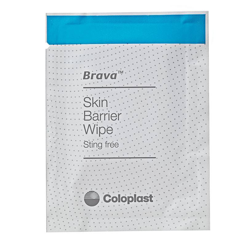 Chusteczki do pielęgnacji skóry wokół stomii Brava 30 sztuk
