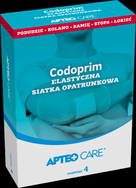 Codoprim elastyczna siatka opatrunkowa APTEO CARE rozmiar 4
