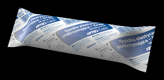 Opaska elastyczna podtrzymująca Crep 12 cm x 4 m APTEO CARE