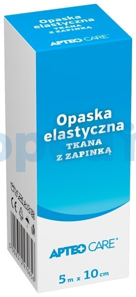 Opaska elastyczna tkana z zapinką APTEO CARE, 5 m x 10 cm