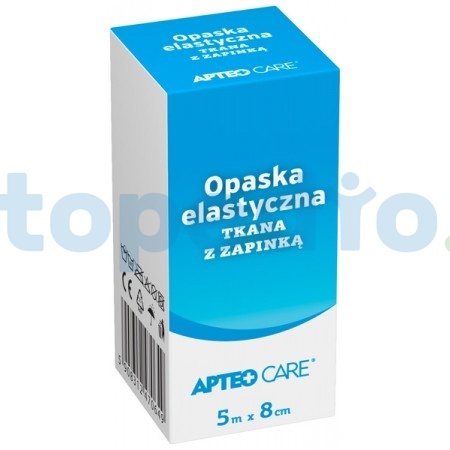 Opaska elastyczna tkana z zapinką 5 m x 8 cm APTEO CARE