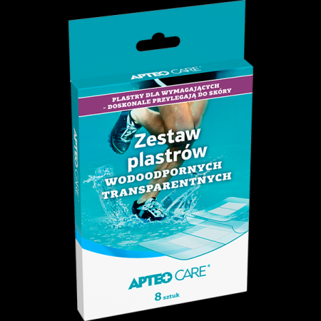 Zestaw plastrów wodoodpornych APTEO CARE, 8 sztuk