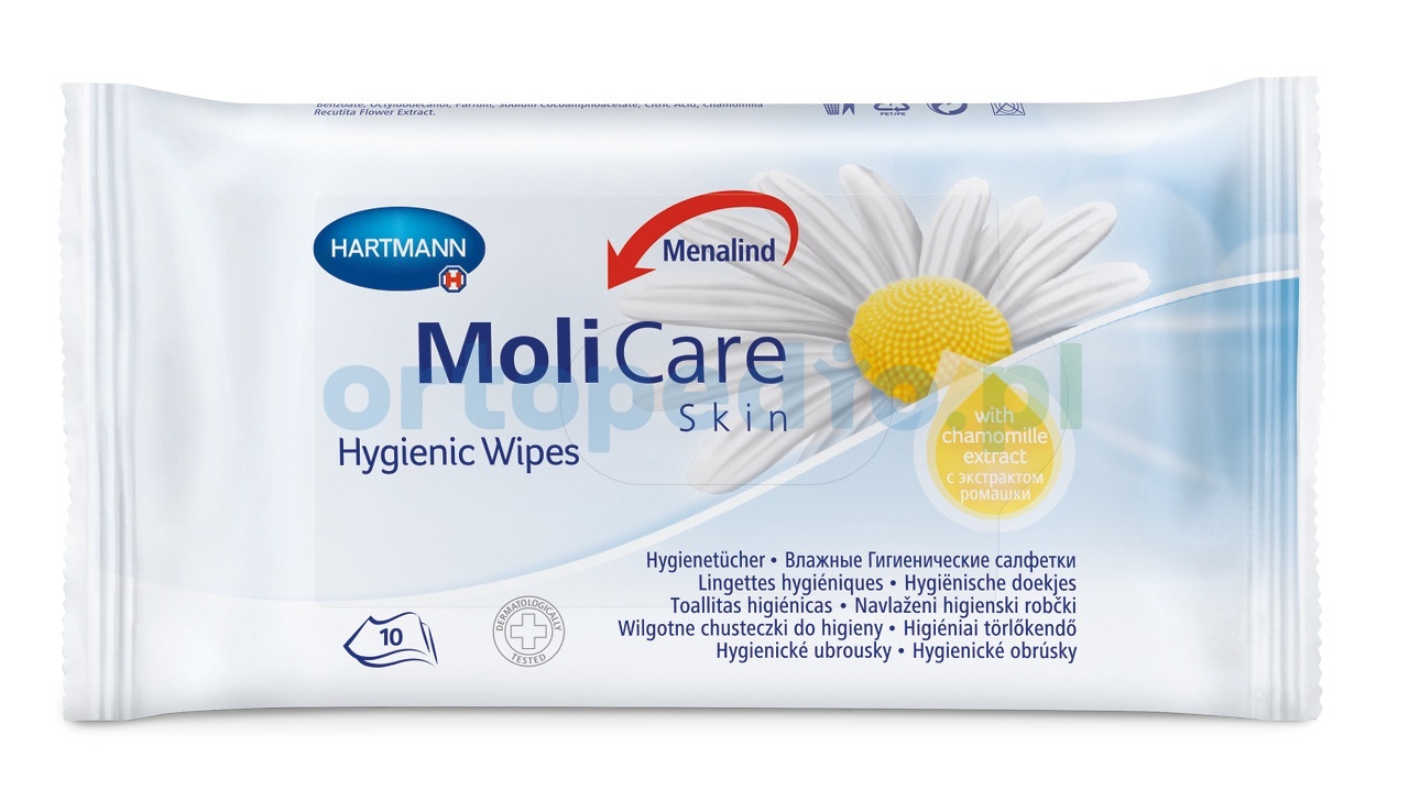Chusteczki do higieny MoliCare Skin 10 szt.