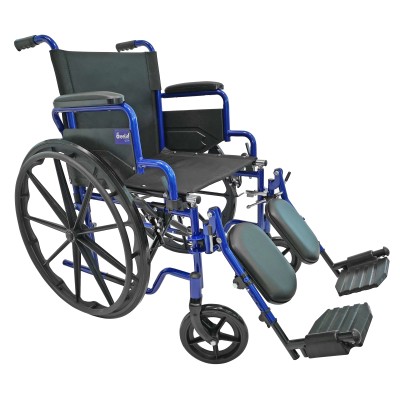 Wózek Standardowy Wheelie AIR Plus z regulowanym podnóżkiem