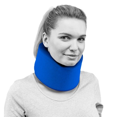 Kołnierz ortopedyczny typu schantza niebieski